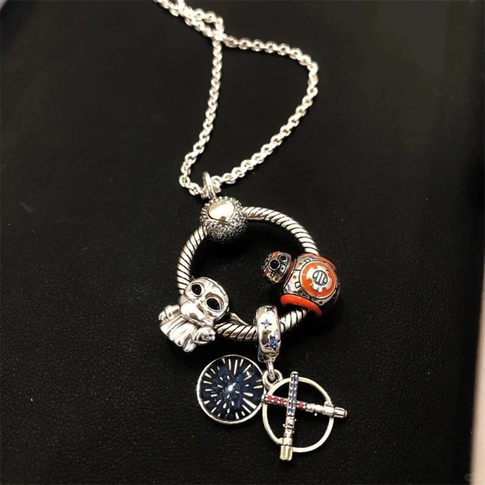 8 Avangers Harry Potter Always Pandora Star Wars Disney Silver Gold Dangle Charm